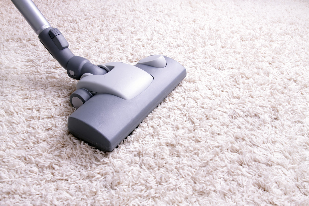 Carpet cleaning at home