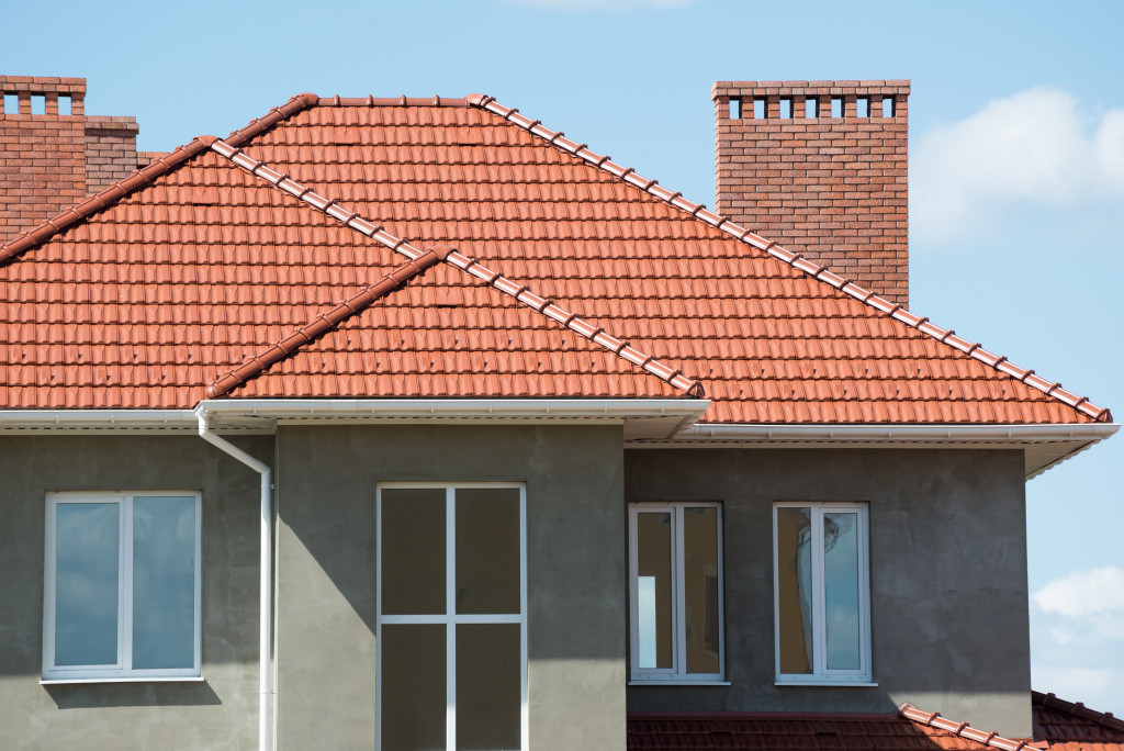 modern home with new roofing