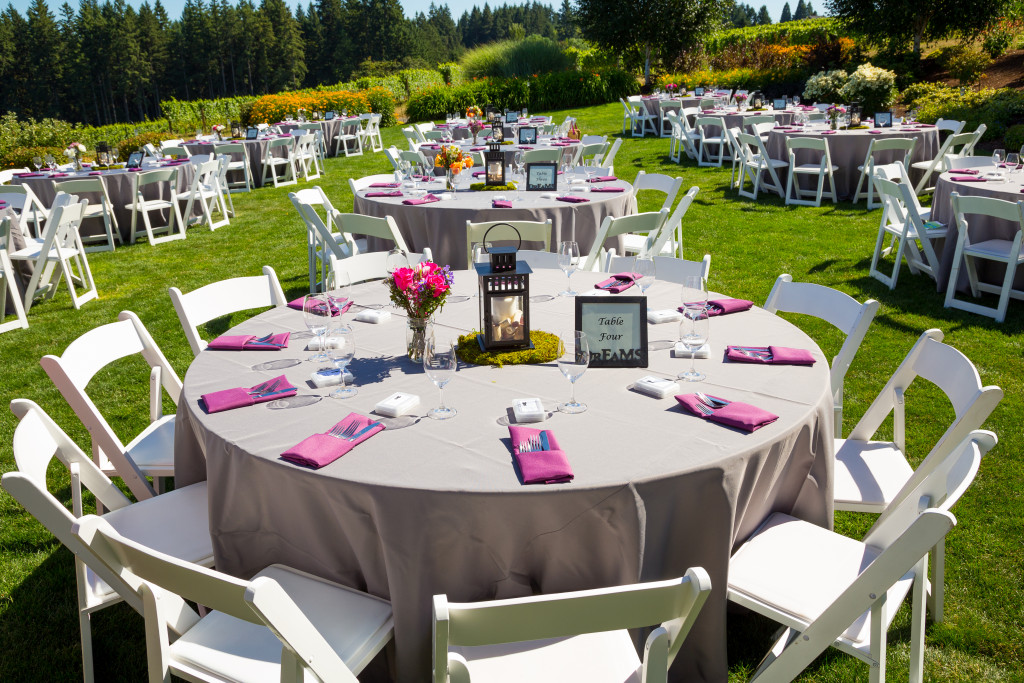 wedding reception outdoor venue